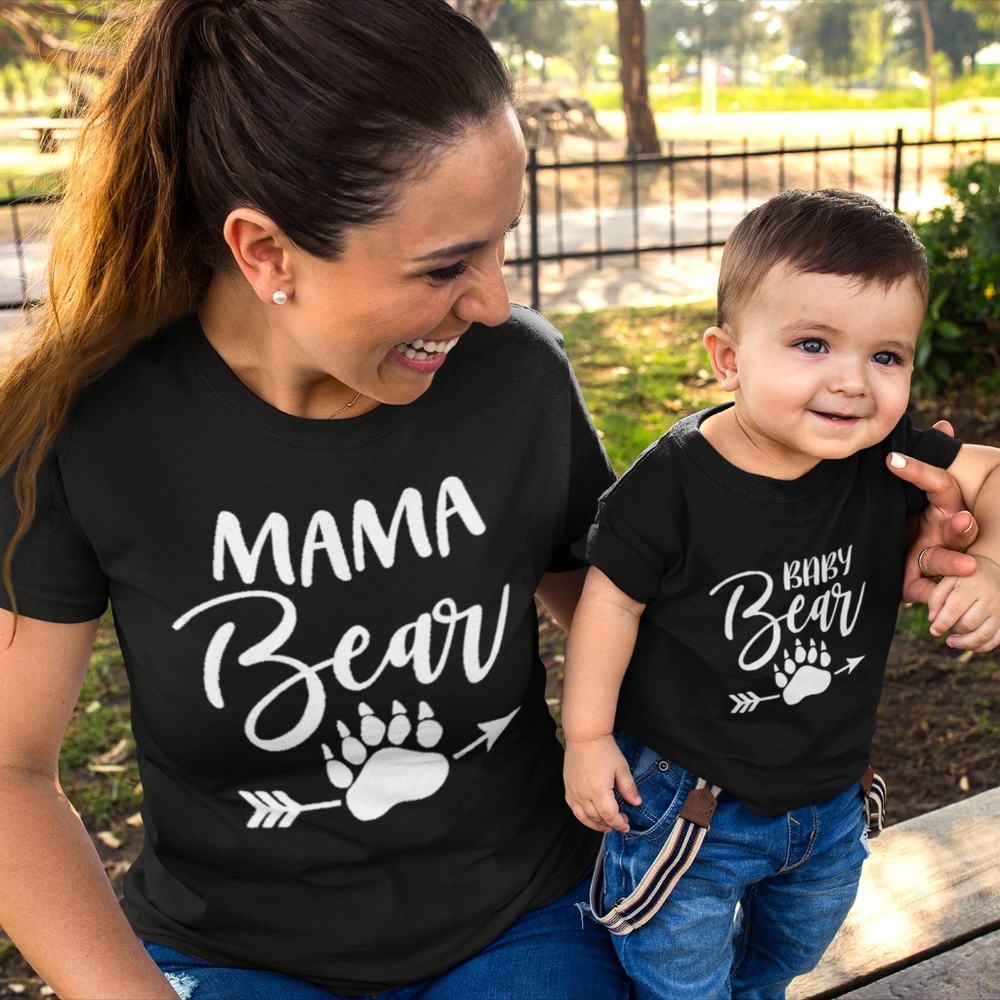 Mama Bear + Baby Bear T-Shirt Set